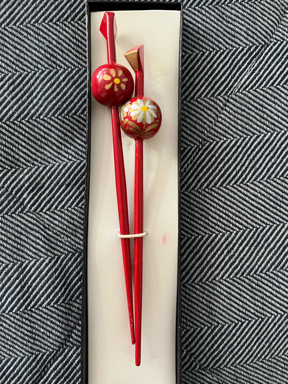 Wooden Kanzashi Hair Pins